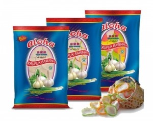 알로하 끄루뿍 바왕(칼라) 225G X 48개 / ALOHA KRUPUK BAWANG COLOR 225G X 48EA